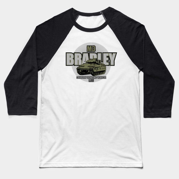 M3 Bradley Baseball T-Shirt by TCP